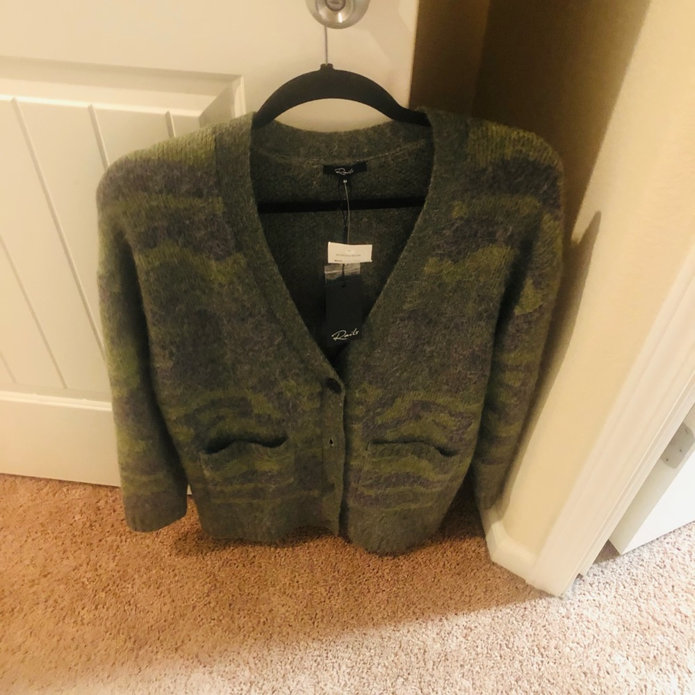 NWT Rails camo cardigan